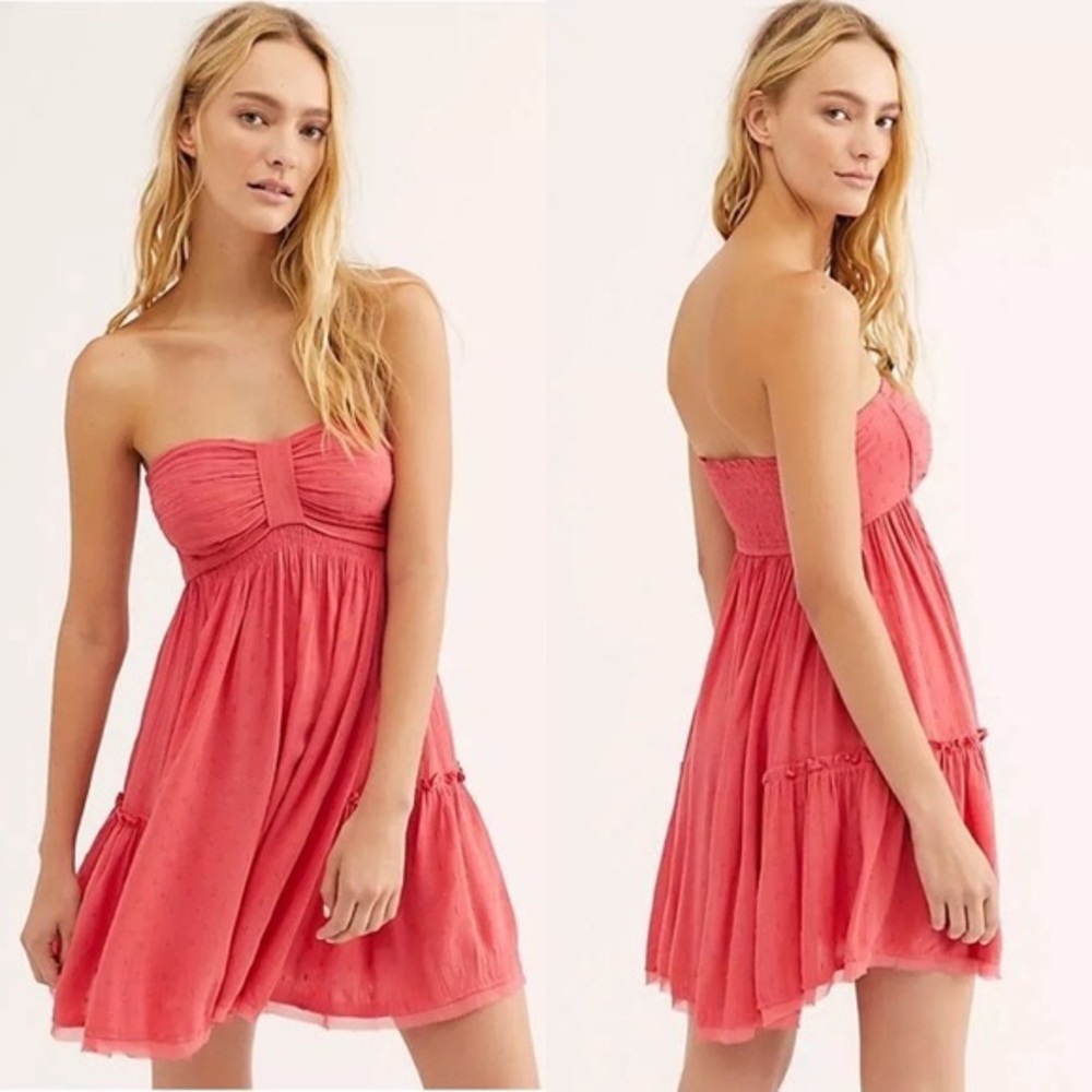 Free people strapless dress